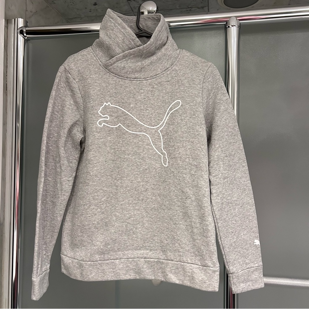 Puma Women's Light Gray Sweater